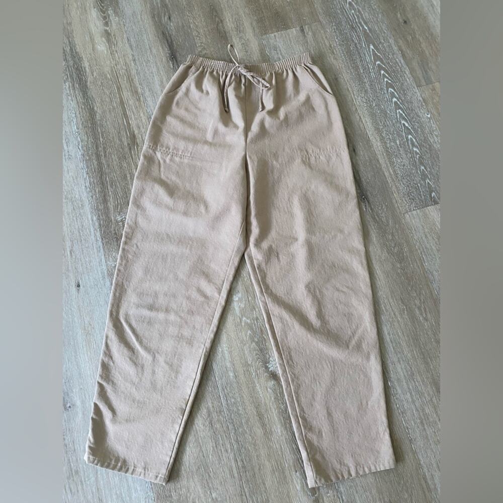 Teddi Khaki Women’s Chino Pants w/elastic waistband Size 12